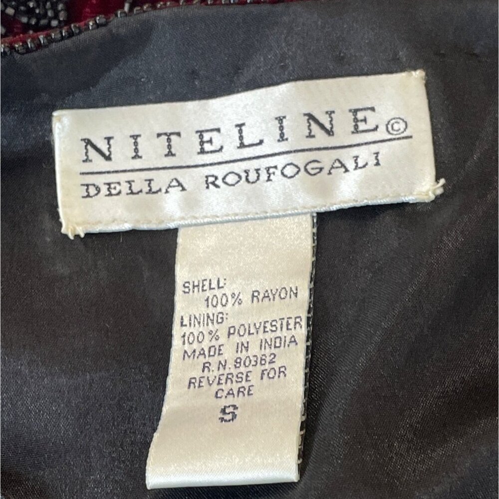 Vintage Niteline Women's Red Blazer Sz S - Picture 4 of 5